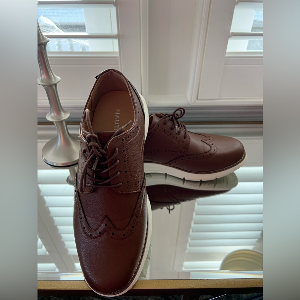 Nautica young men Oxford Lace-Up Sneakers